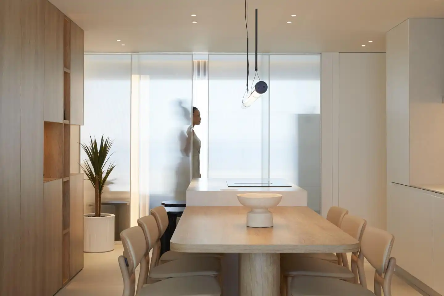Comedor de Apartamento en venta en La Manga del Mar Menor con Aire acondicionado, Calefacción y Jardín privado
