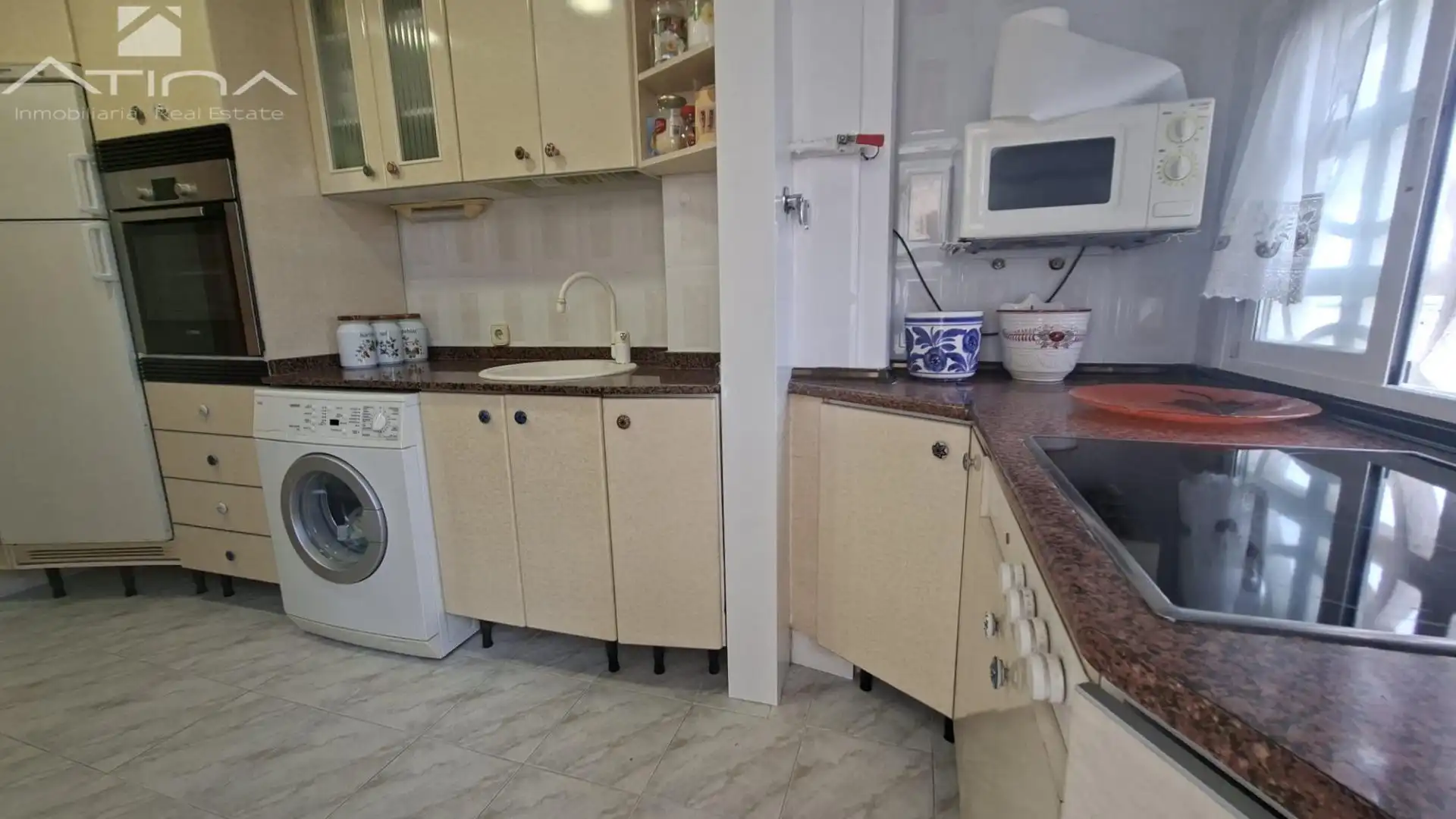 Cuina de Apartament en venda en Bellreguard amb Aire condicionat, Calefacció i Moblat