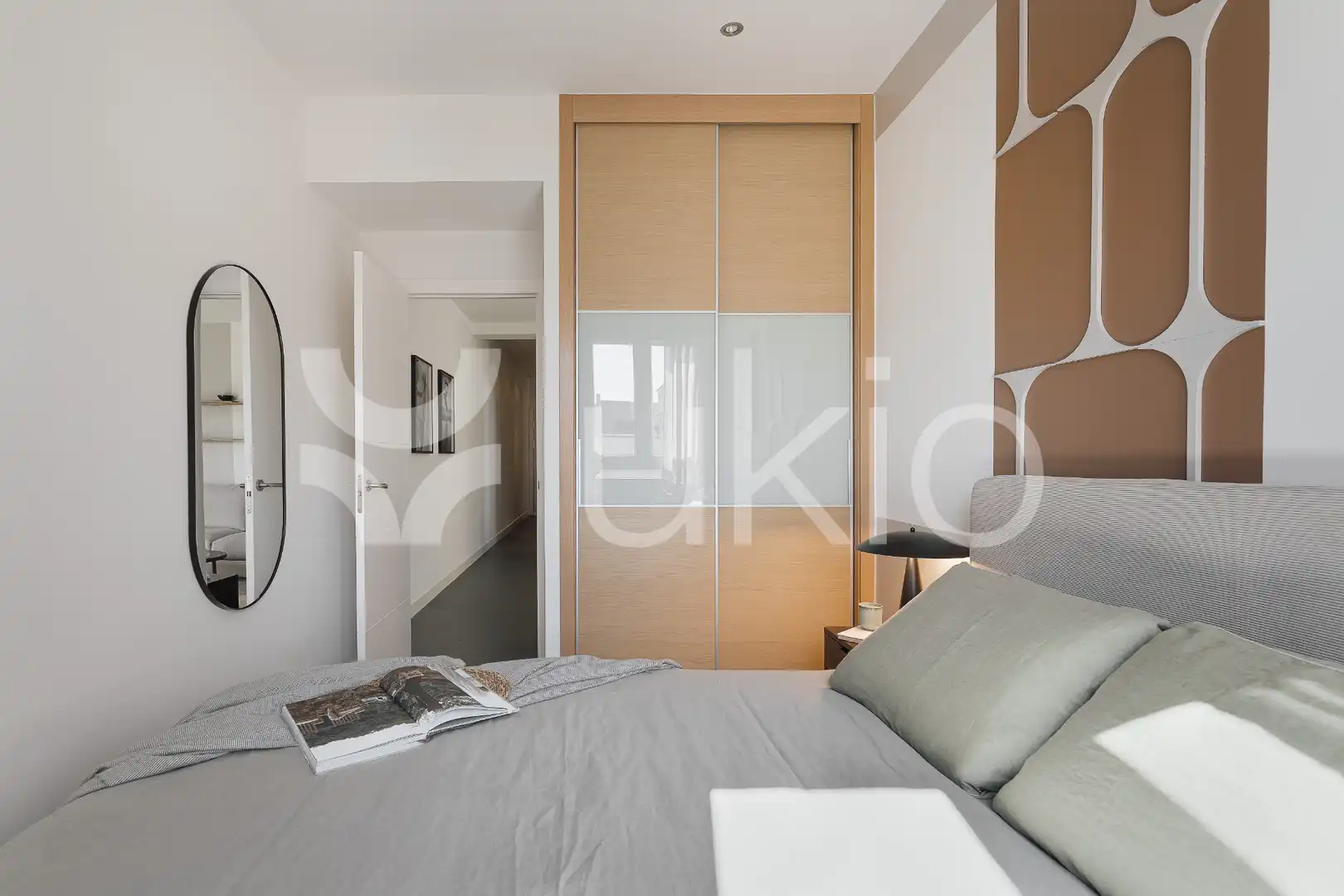Habitación de Apartamento de alquiler en Madrid con Aire acondicionado, Calefacción y Terraza
