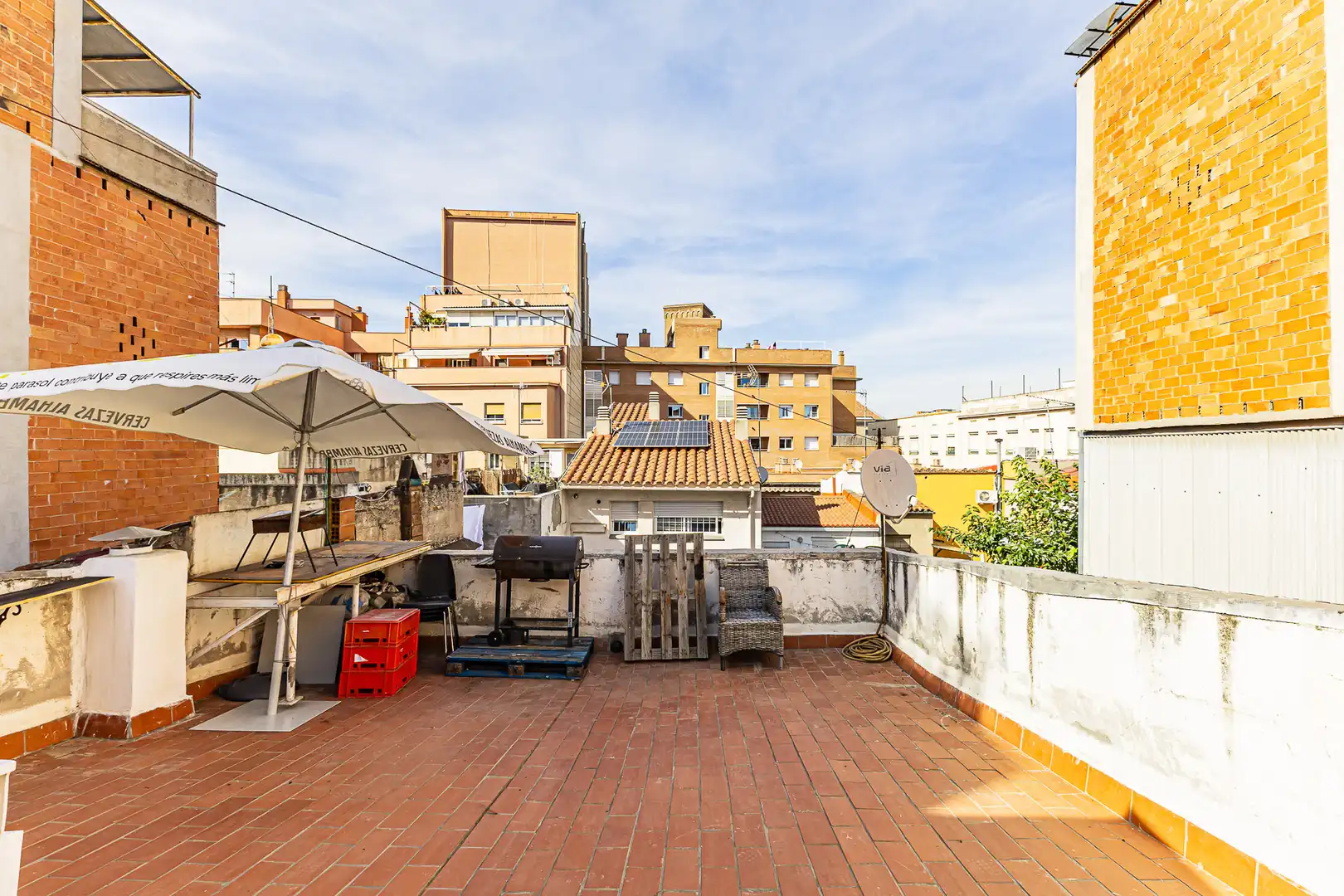 Terraza de Casa adosada en venta en Sant Andreu