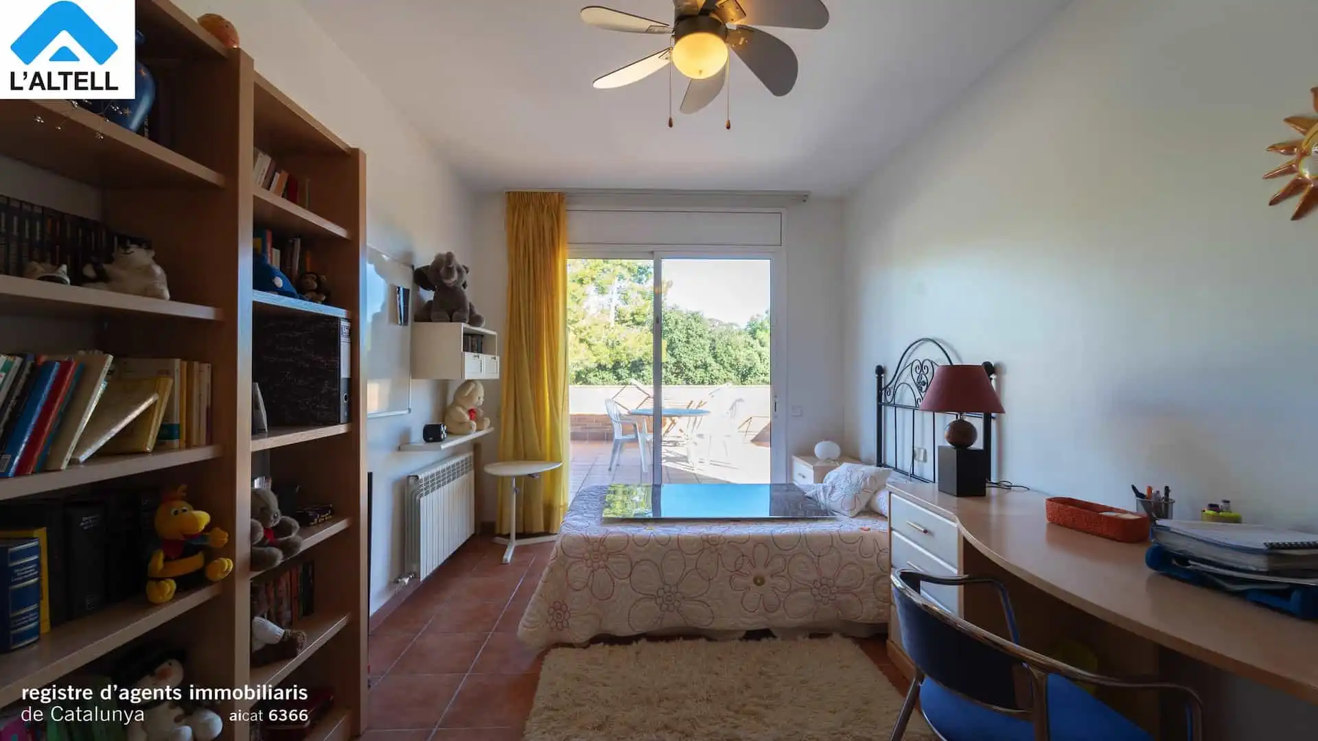 Schlafzimmer von Haus oder Chalet zum Verkauf in L'Ametlla del Vallès mit Klimaanlage, Heizung und Privatgarten