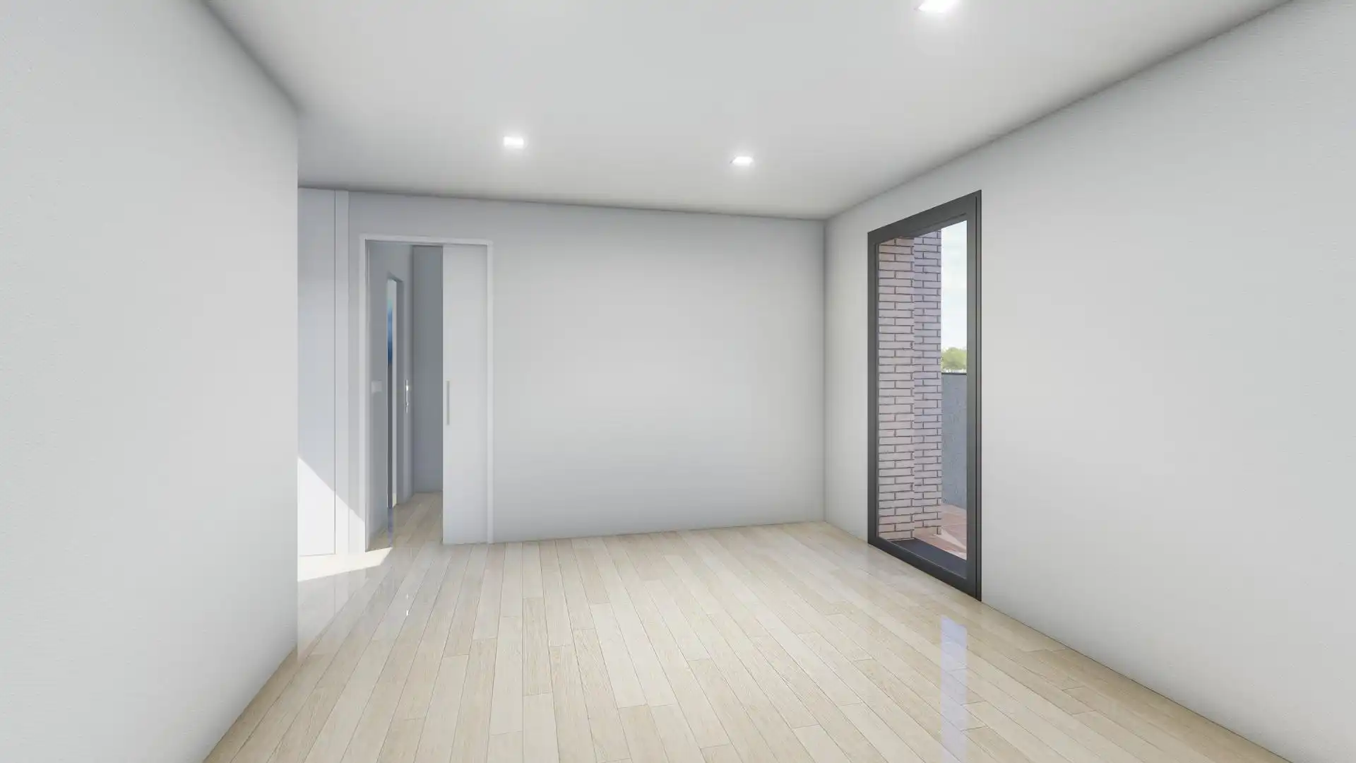 Schlafzimmer von Einfamilien-Reihenhaus zum Verkauf in La Garriga mit Klimaanlage, Heizung und Privatgarten