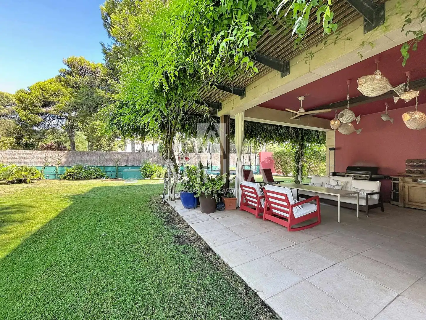Terrassa de Casa o xalet de lloguer en Sitges amb Aire condicionat, Terrassa i Piscina