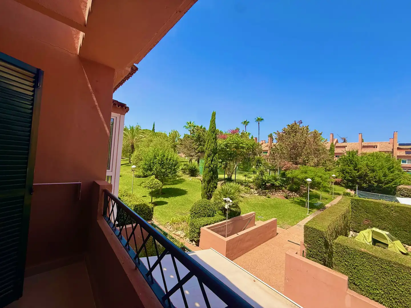 Jardí de Casa adosada de lloguer en Marbella amb Terrassa, Piscina i Piscina comunitària