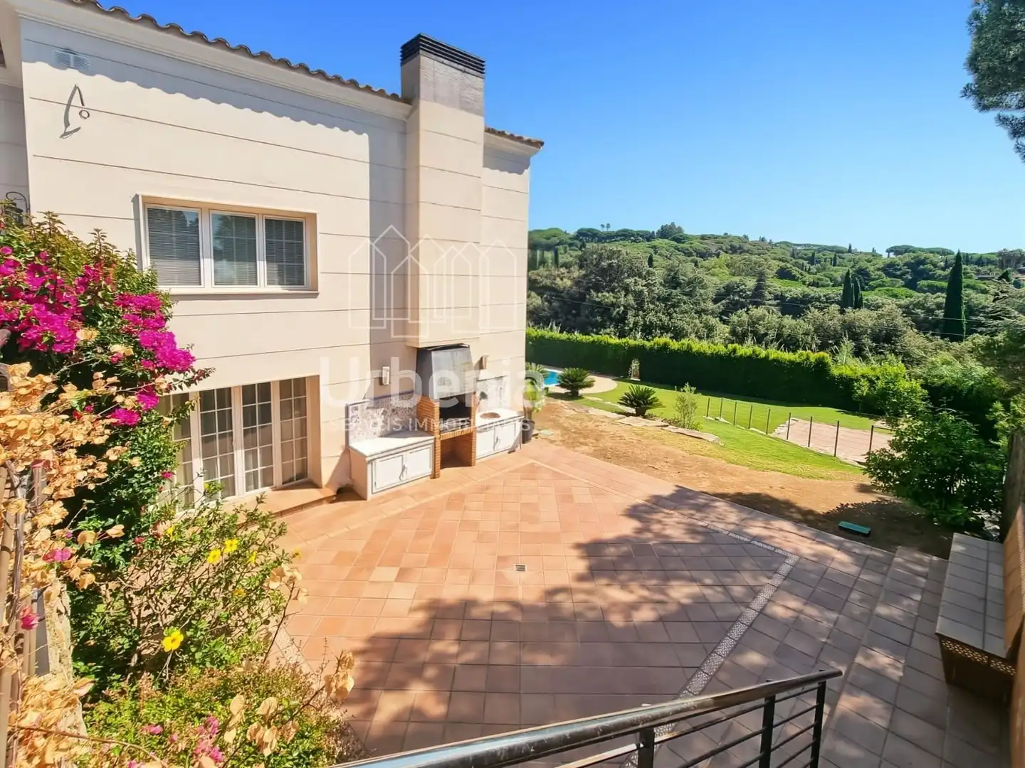 Garden of Houses for sale in Sant Andreu de Llavaneres  with Air Conditioner, Heating and Swimming Pool