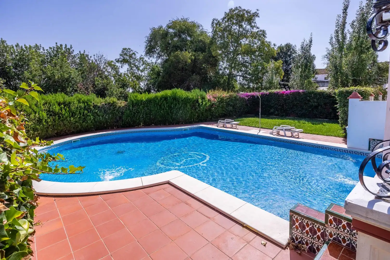 Schwimmbecken von Country house zum Verkauf in Villalba del Alcor mit Klimaanlage, Privatgarten und Abstellraum