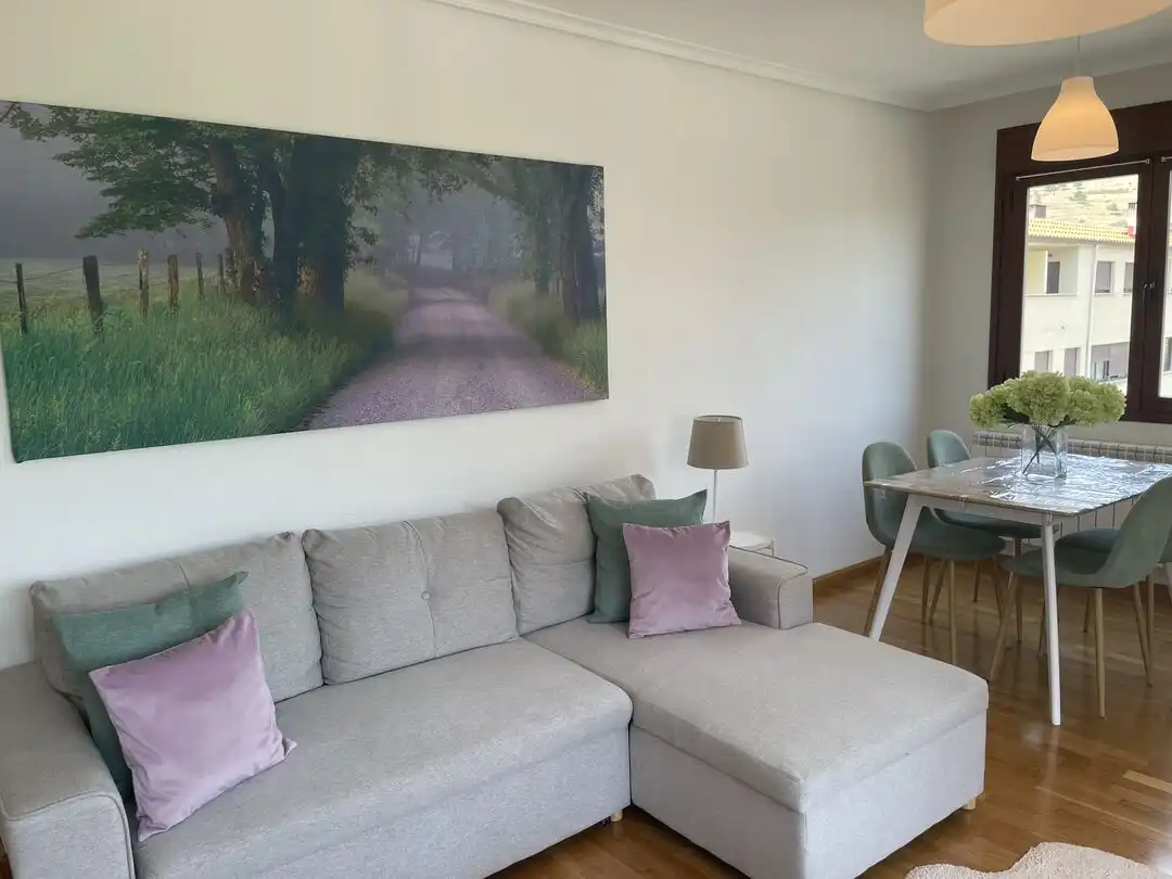 Wohnzimmer von Wohnung zur Miete in Zorraquín mit Heizung, Privatgarten und Terrasse
