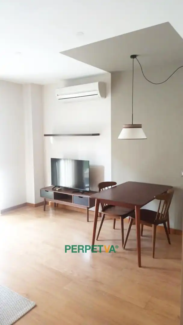 Living room of Flat for rent in Barcelona  with Air Conditioner, Swimming Pool and Furnished