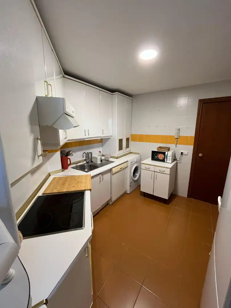 Kitchen of Flat for share in Madrid  with Heating, Terrace and Furnished