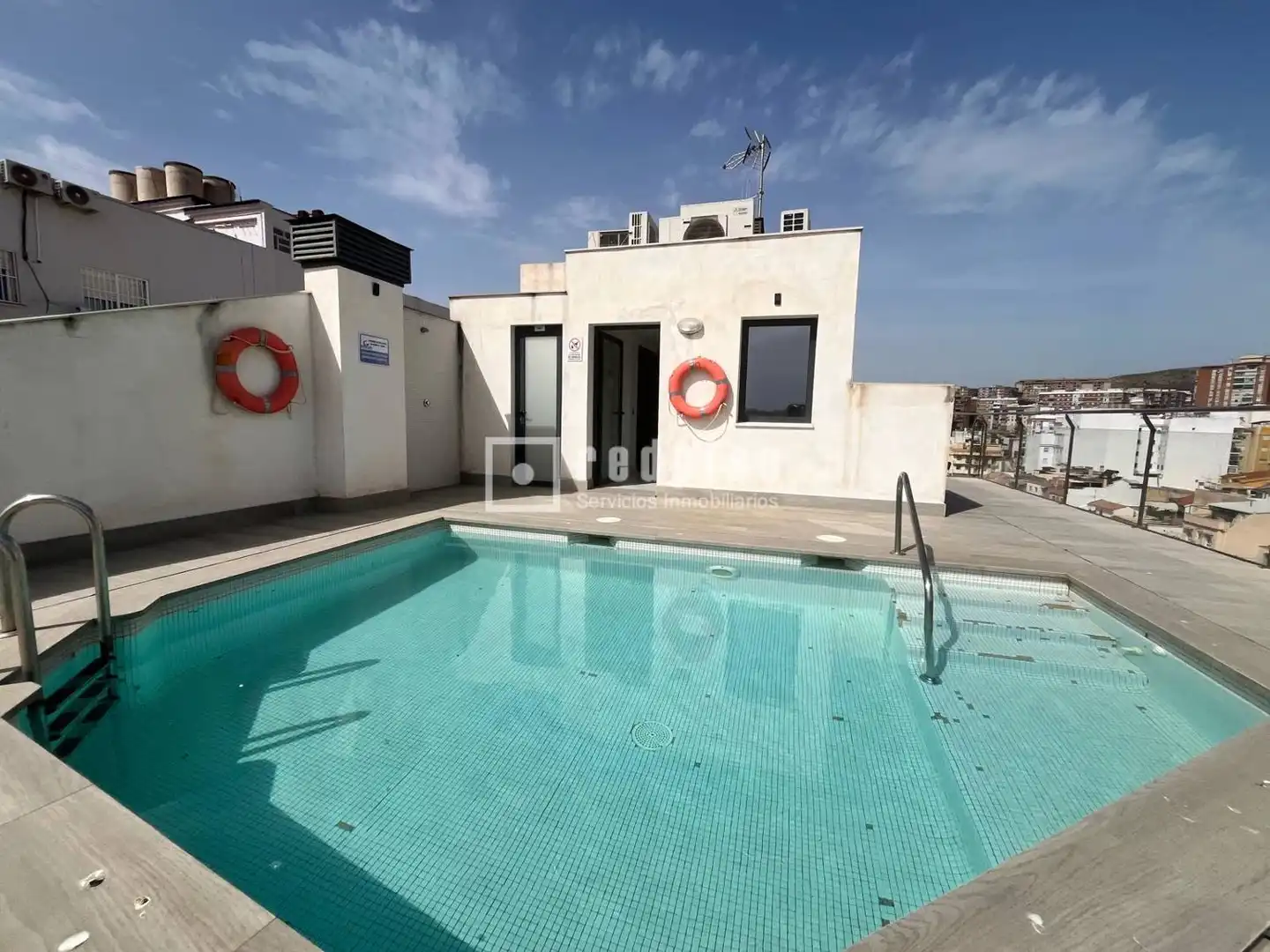 Piscina de Piso de alquiler en Málaga con Aire acondicionado, Calefacción y Terraza