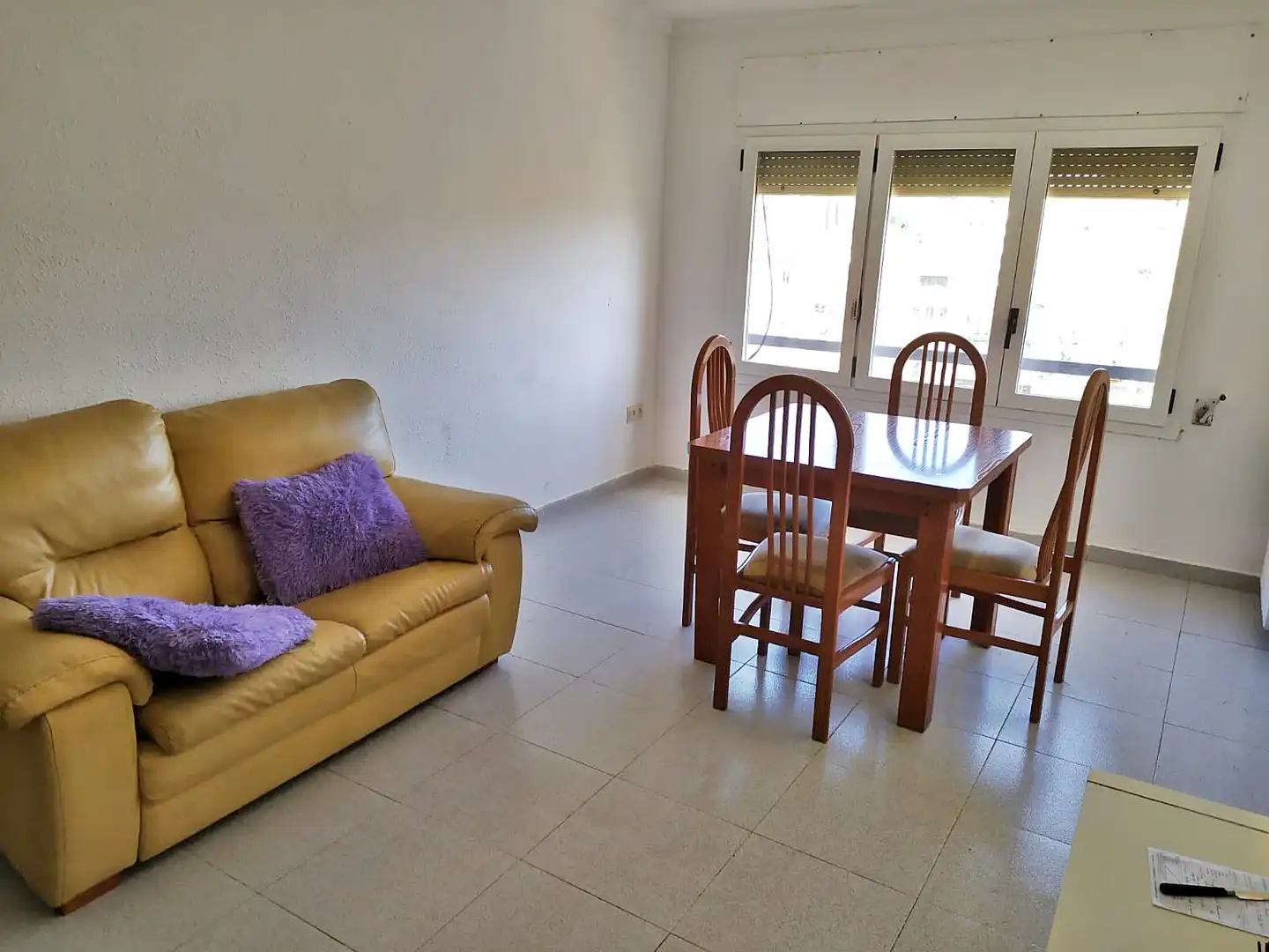Living room of Flat for rent in Girona  with Furnished and Balcony