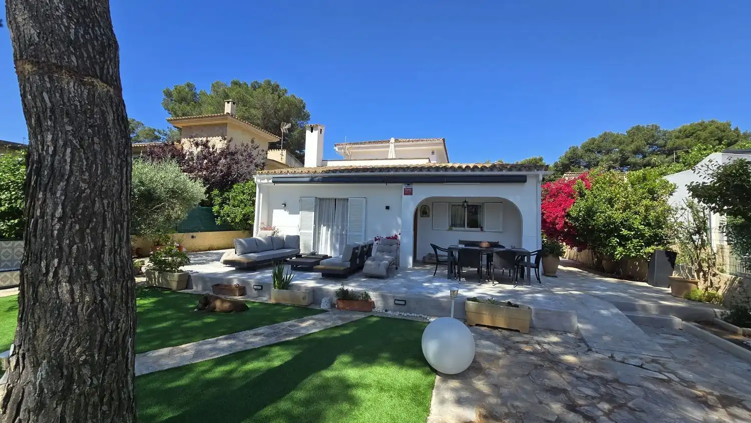 Jardín de Casa o chalet en venta en Calvià con Aire acondicionado, Calefacción y Jardín privado