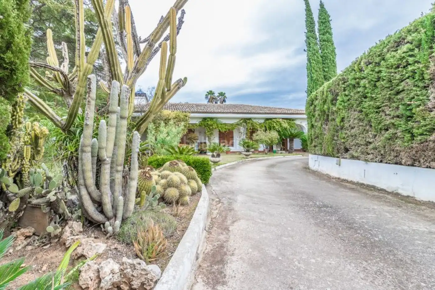 Vista exterior de Casa o chalet en venta en El Genovés con Aire acondicionado, Jardín privado y Terraza