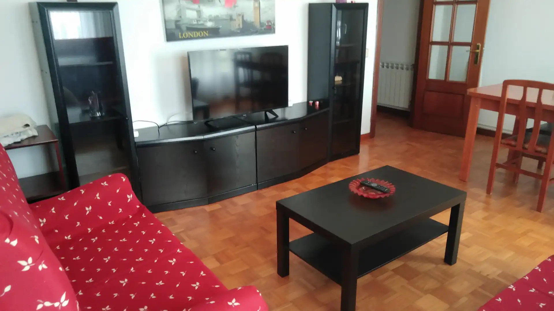 Sala d'estar de Pis de lloguer en Santander amb Calefacció, Moblat i Forn