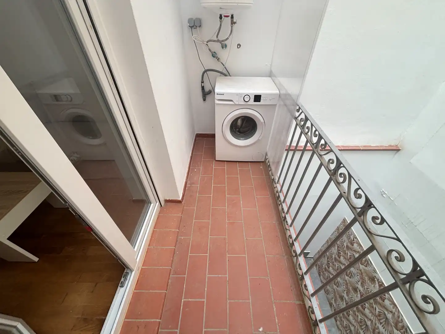 Terraza de Apartamento de alquiler en Lleida con Aire acondicionado, Calefacción y Parquet