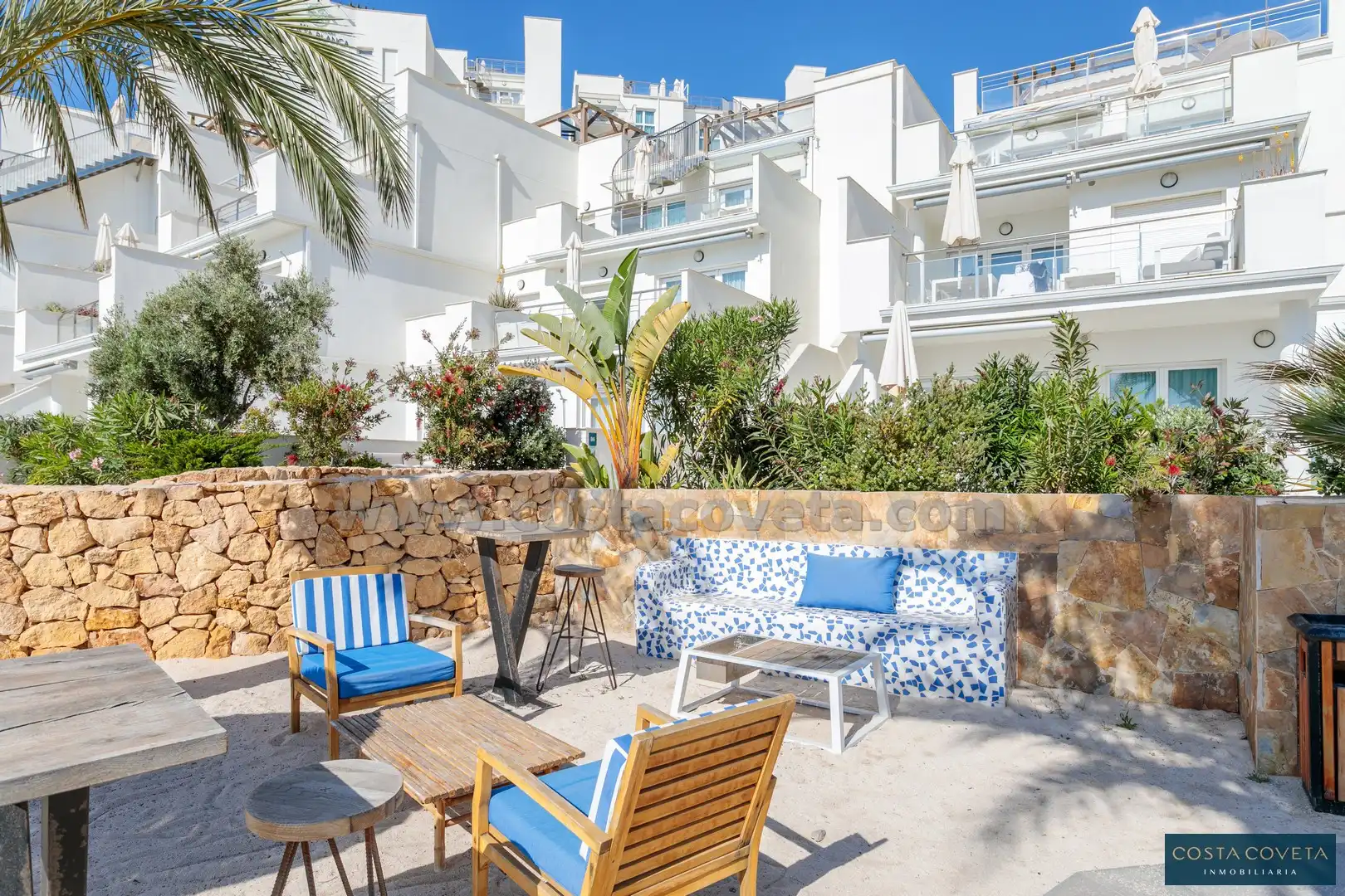 Terrasse von Erdgeschoss zum Verkauf in El Campello mit Klimaanlage, Heizung und Terrasse