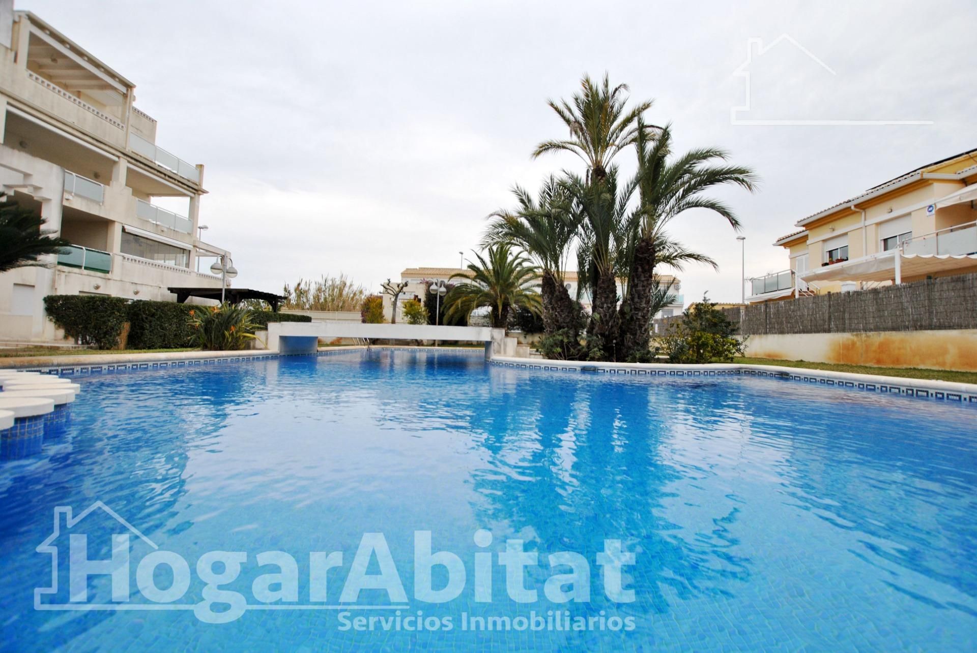 Swimming pool of Flat for sale in Oliva  with Air Conditioner, Private garden and Terrace