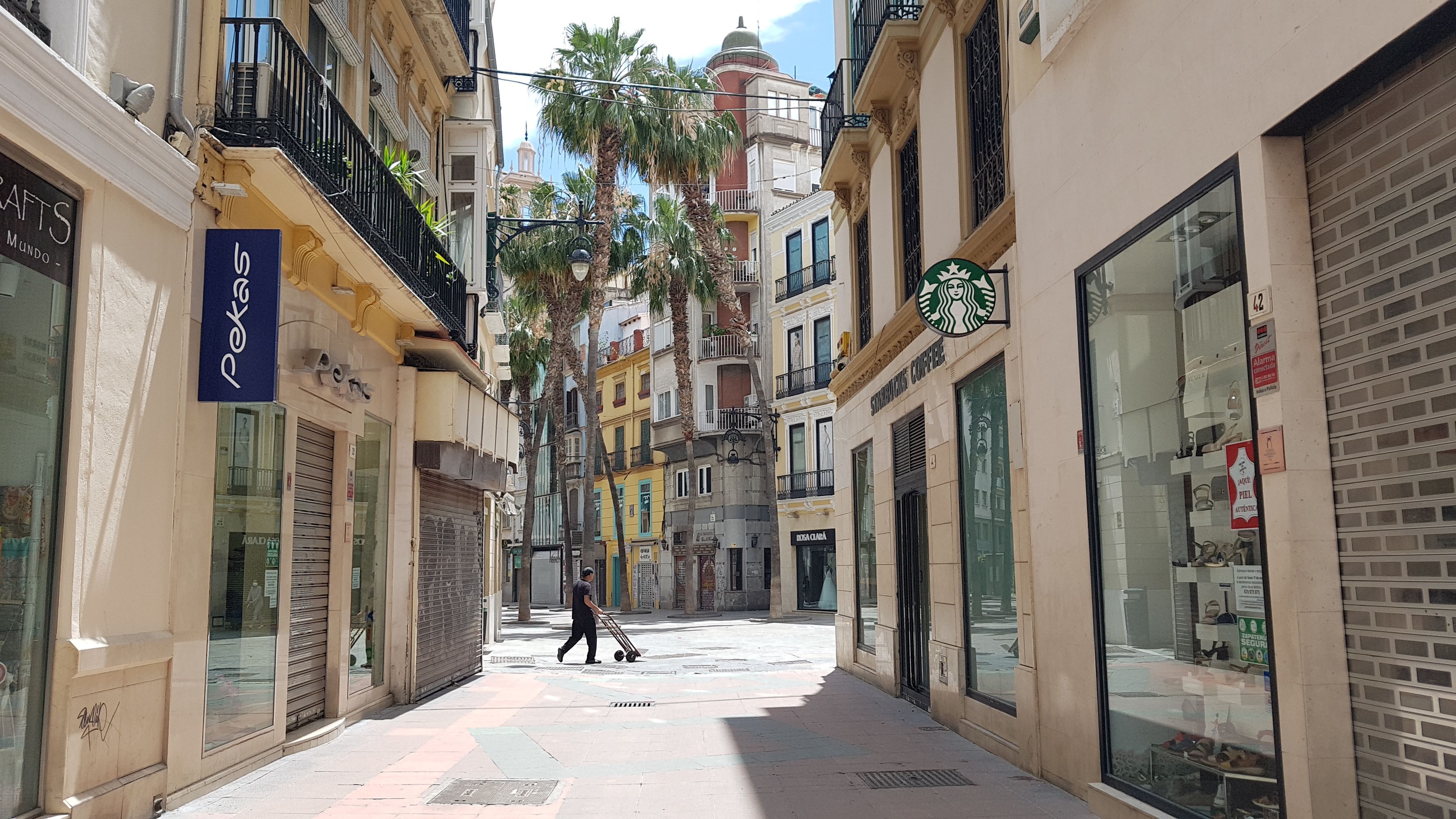 Exterior view of Flat to rent in Málaga Capital  with Air Conditioner, Heating and Furnished