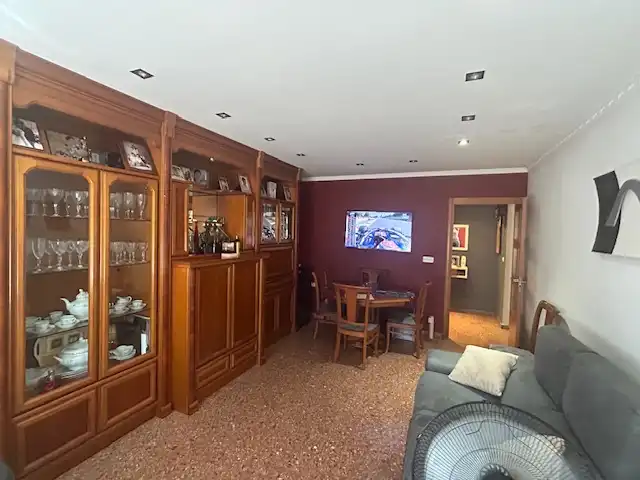 Wohnzimmer von Wohnung zum Verkauf in Corbera mit Abstellraum, Möbliert und Waschmaschine