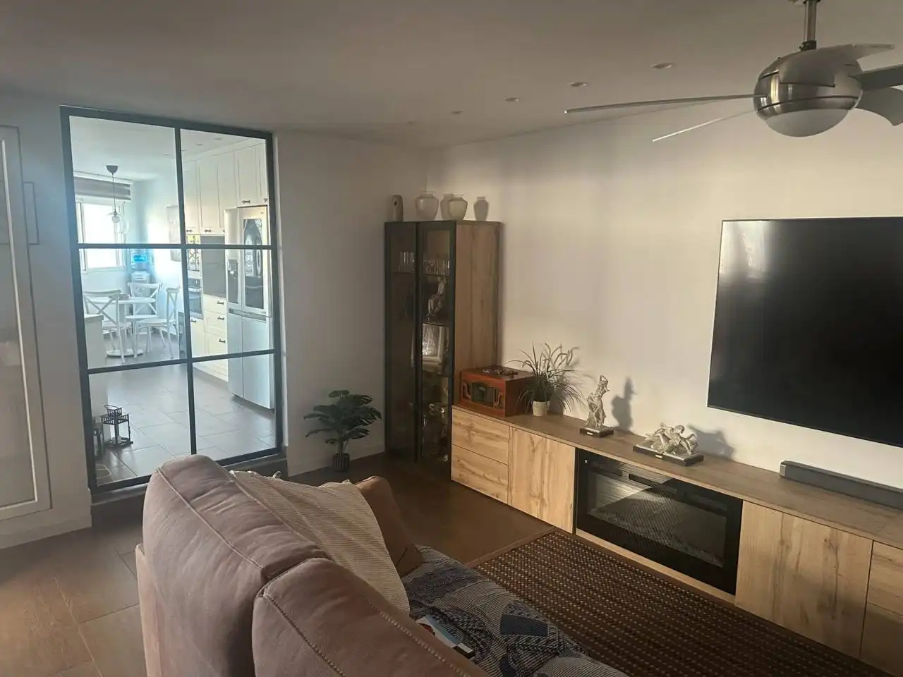 Living room of Attic for sale in Valencia  with Air Conditioner, Parquet flooring and Terrace