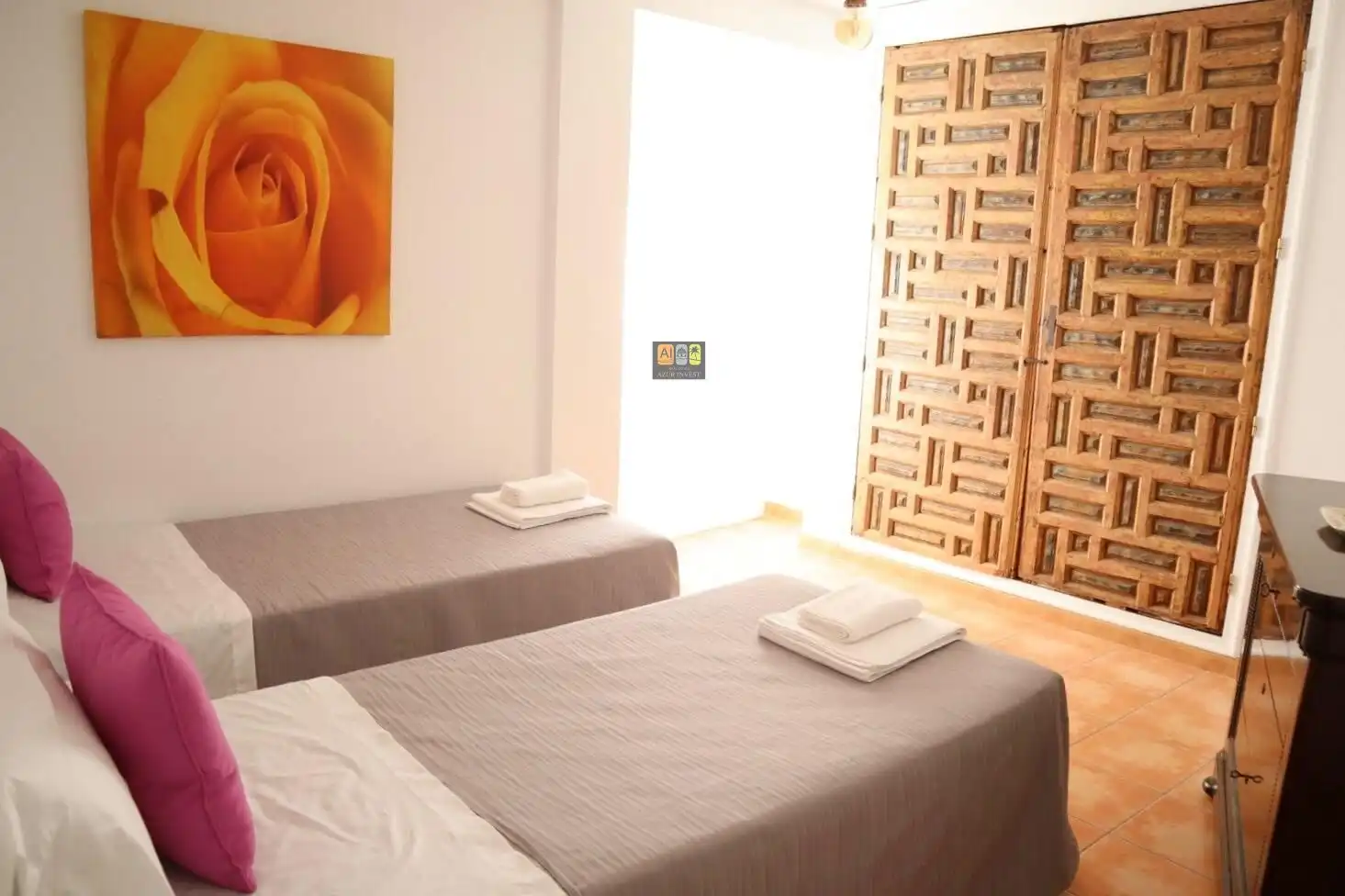Schlafzimmer von Dachboden zur Miete in Altea mit Terrasse und Möbliert