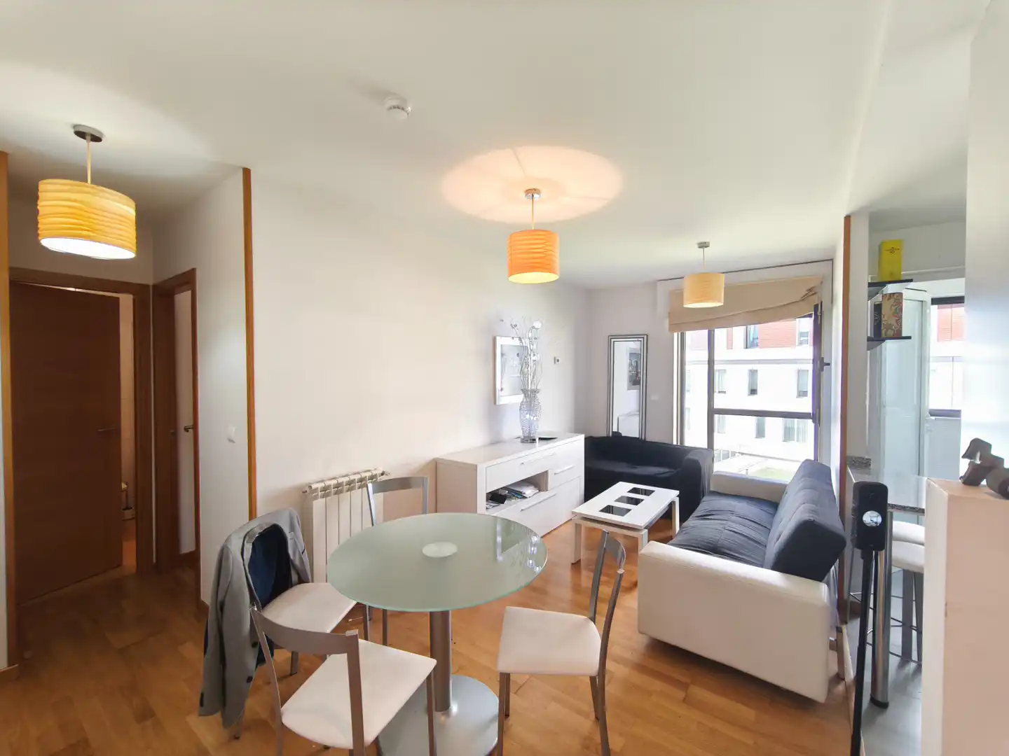 Sala d'estar de Apartament en venda en Conxo