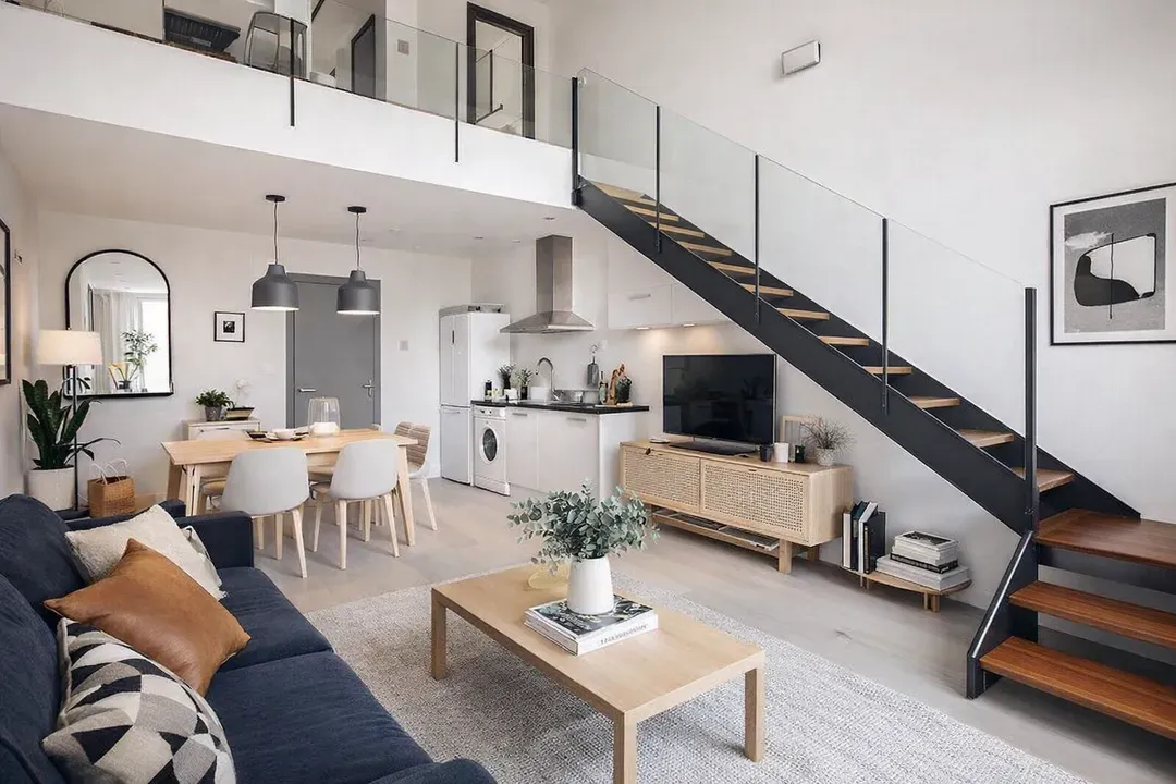 Sala d'estar de Pis de lloguer en  Madrid Capital amb Aire condicionat i Calefacció