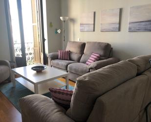 Living room of Apartment to rent in Málaga Capital  with Air Conditioner, Furnished and Oven