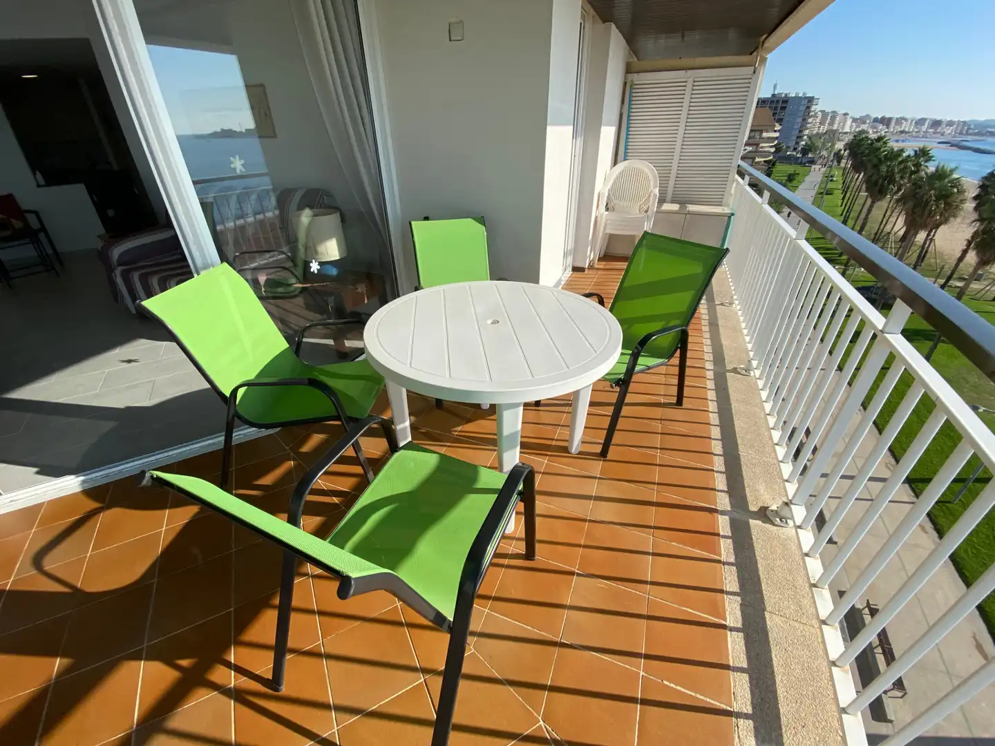 Terraza de Apartamento en venta en Calonge i Sant Antoni con Terraza, Amueblado y Horno