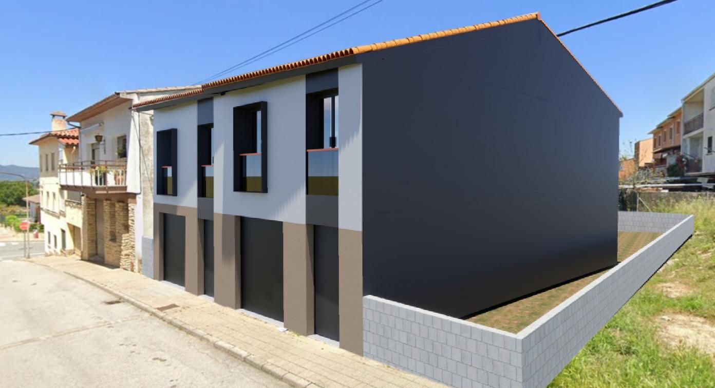 Vista exterior de Casa adosada en venda en Taradell amb Calefacció i Jardí privat