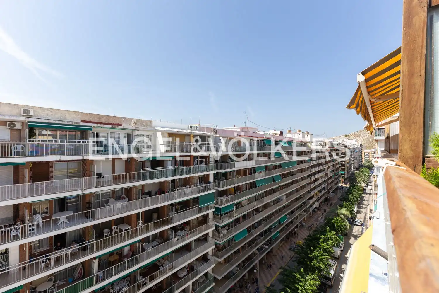 Terraza de Piso de alquiler en Cullera con Calefacción, Terraza y Amueblado