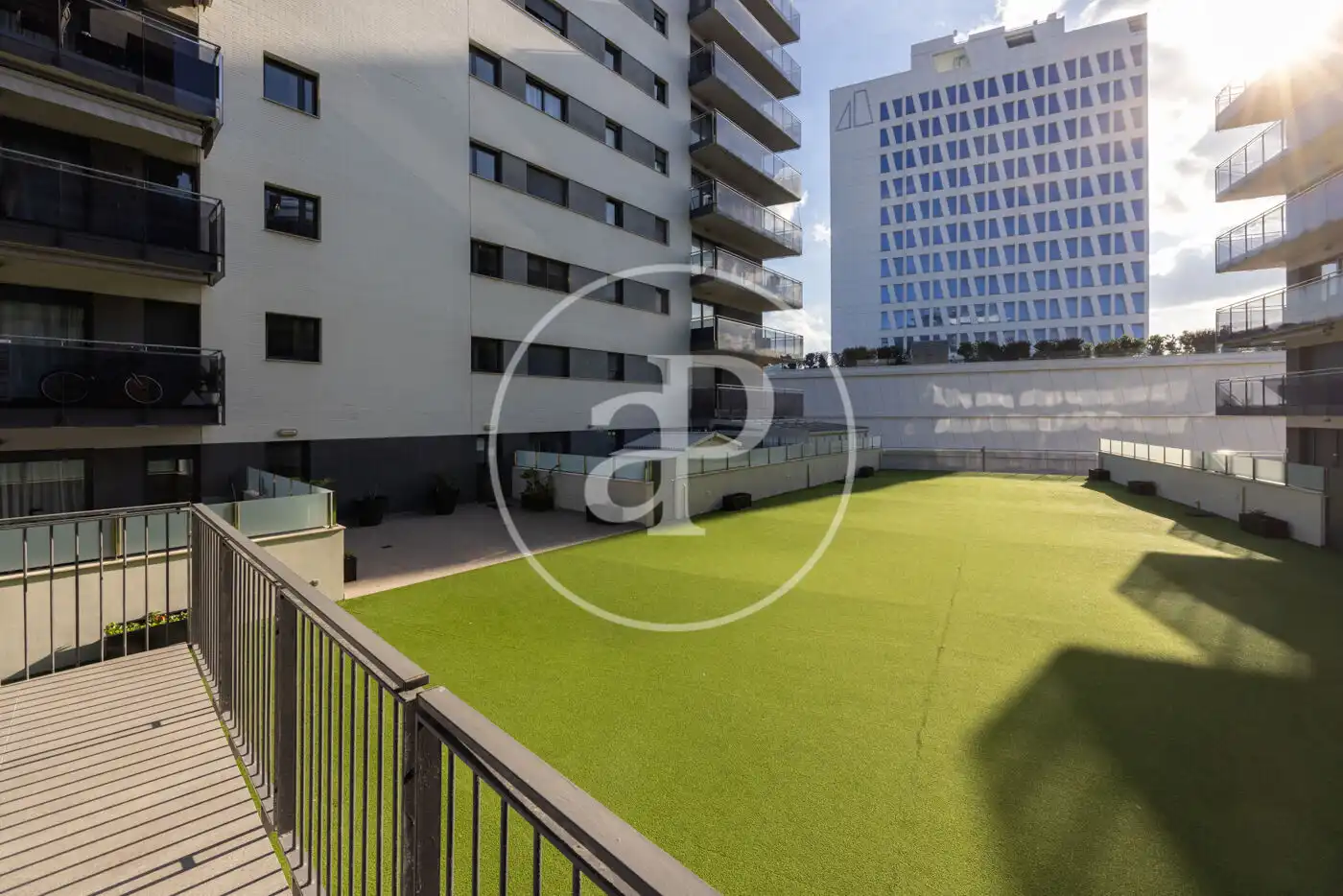 Terraza de Piso en venta en Badalona con Aire acondicionado, Calefacción y Jardín privado