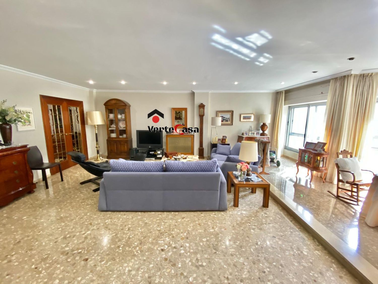 Living room of Flat for sale in  Valencia Capital  with Air Conditioner, Heating and Terrace