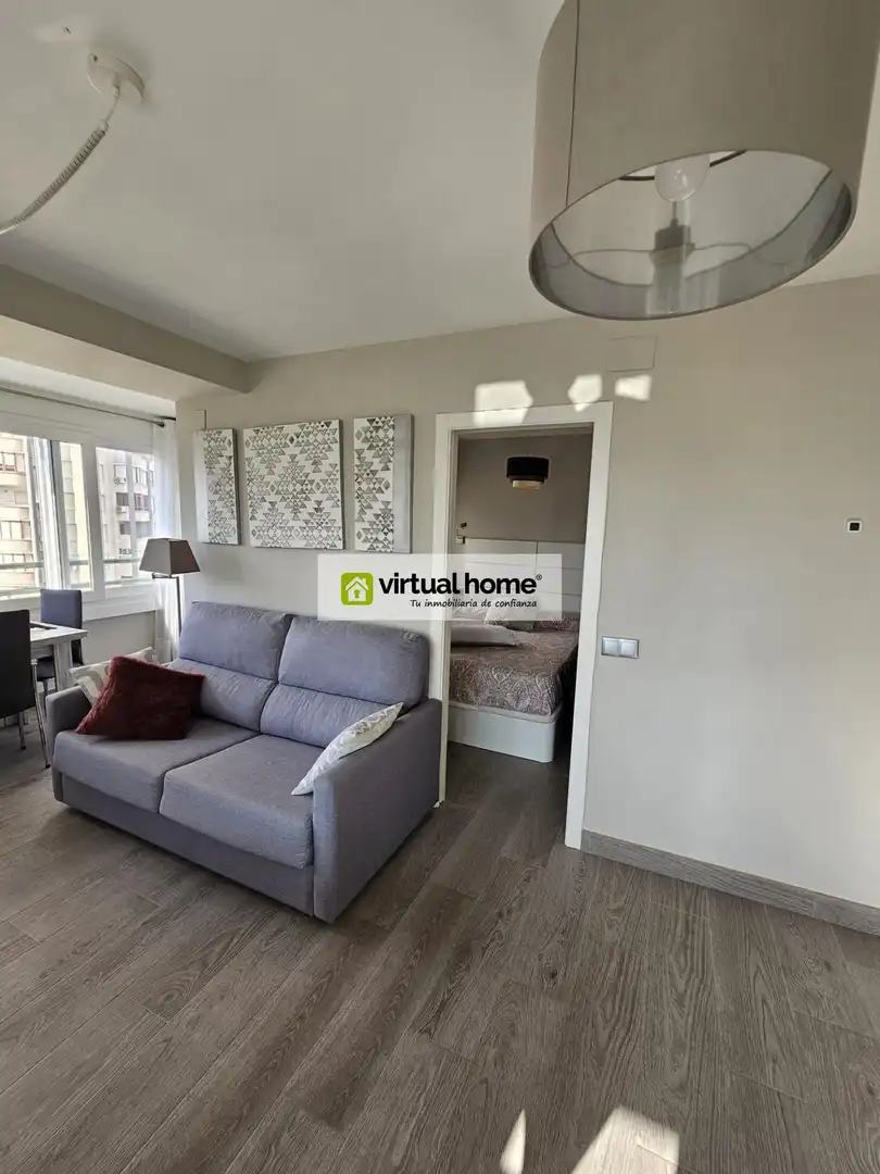 Wohnzimmer von Wohnung zum Verkauf in Benidorm mit Klimaanlage, Terrasse und Möbliert