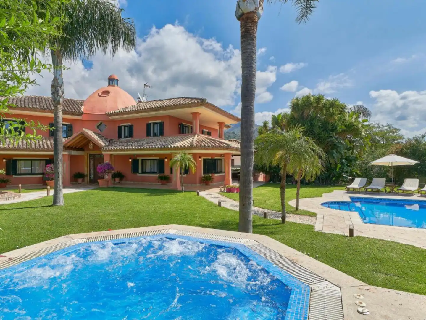 Garden of Detached homes for rent in Marbella Centro