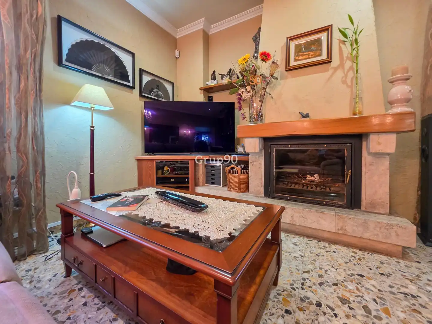 Living room of Houses for sale in Lleida  with Air Conditioner, Heating and Private garden
