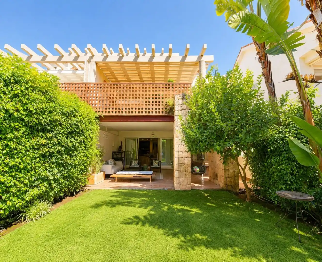 Terrassa de Apartament en venda en Marbella amb Aire condicionat, Jardí privat i Terrassa