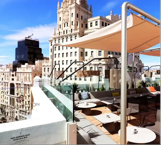 Terrace of Commercial properties for rent in Madrid  with Air Conditioner