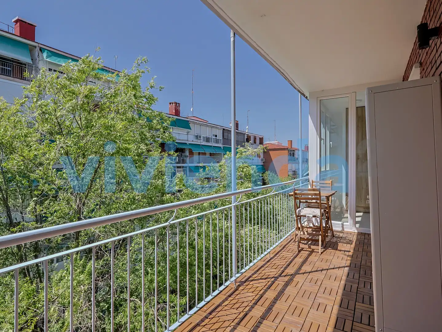 Terraza de Piso de alquiler en Madrid con Aire acondicionado, Calefacción y Terraza
