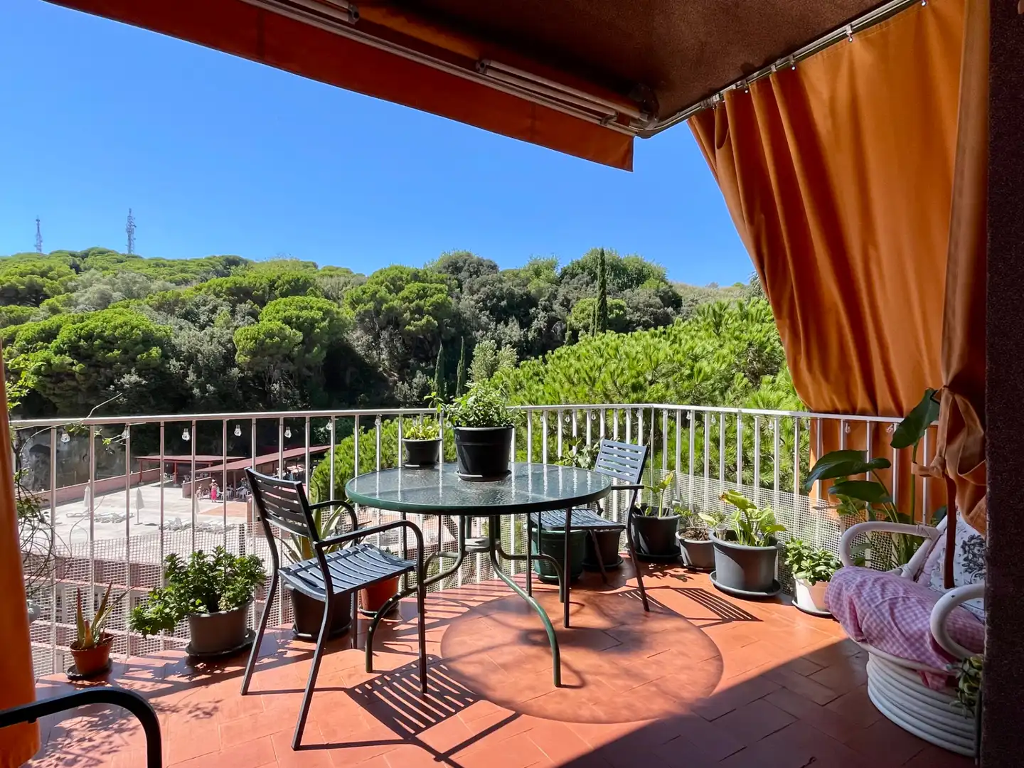 Terrasse von Dachboden zum Verkauf in Caldes d'Estrac mit Klimaanlage, Heizung und Terrasse