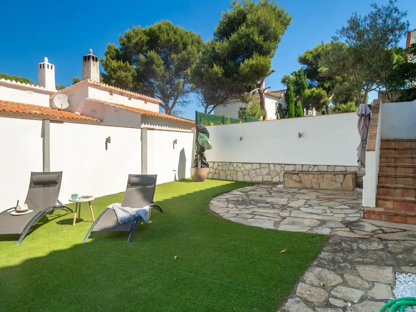 Terraza de Casa o chalet en venta en L'Escala con Jardín privado, Terraza y Piscina