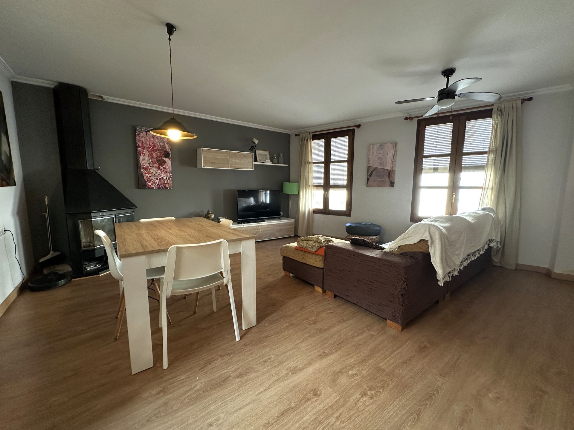 Sala d'estar de Finca rústica en venda en Albaida amb Aire condicionat, Calefacció i Terrassa