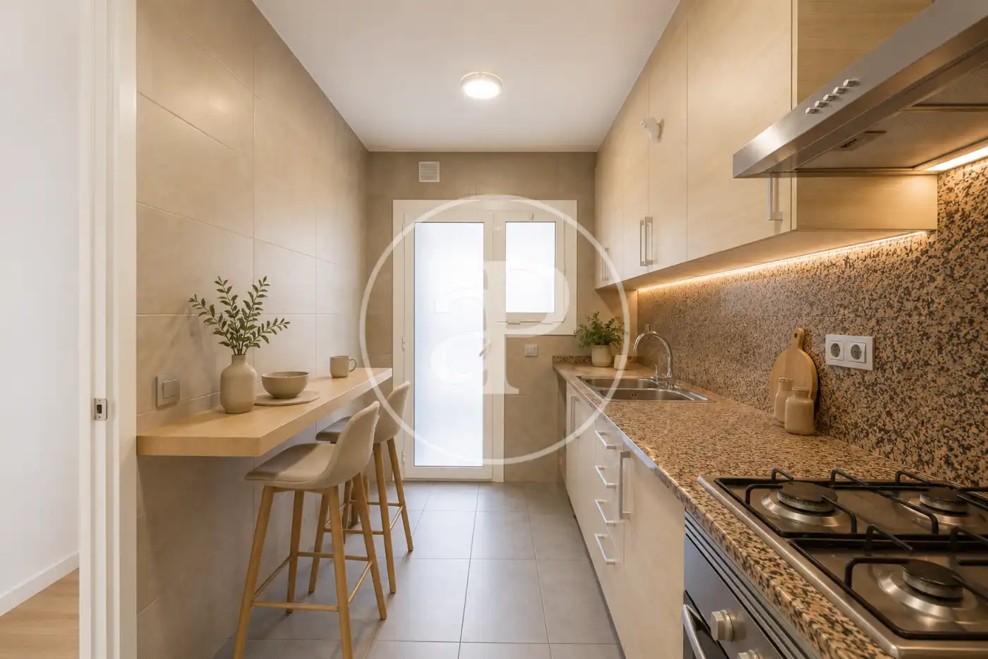 Cocina de Piso en venta en Terrassa con Calefacción, Terraza y Balcón
