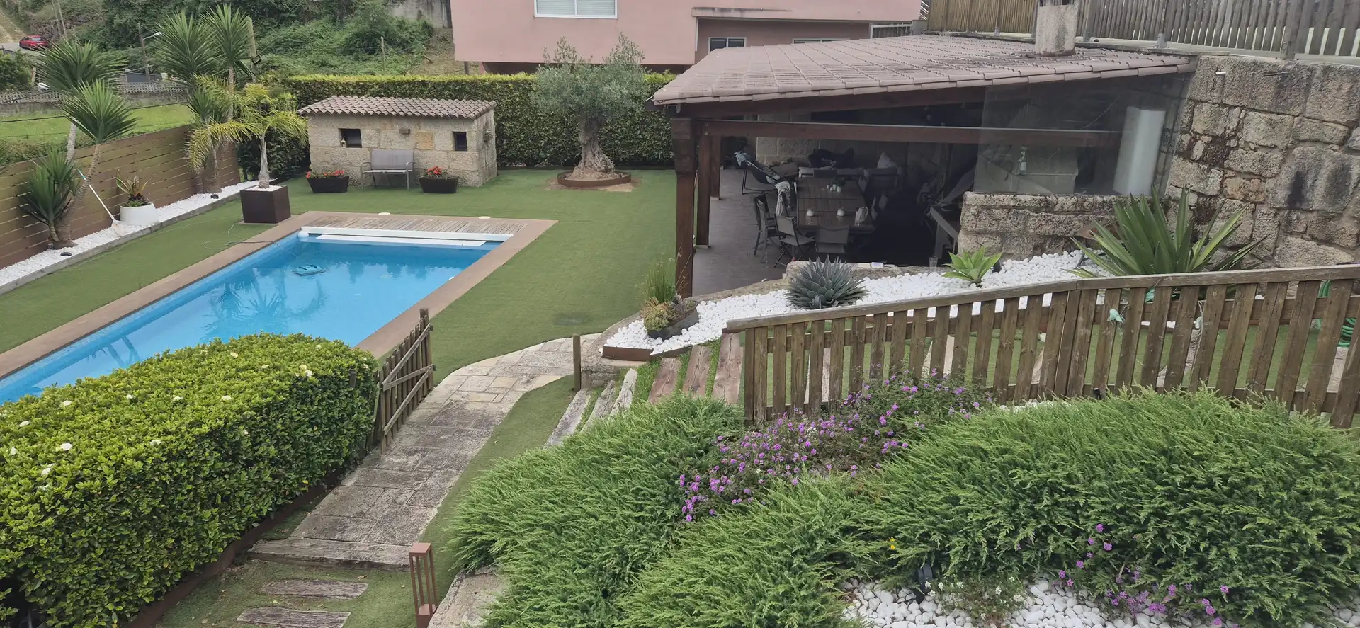 Terraza de Casa o chalet en venta en Vigo  con Aire acondicionado, Calefacción y Jardín privado