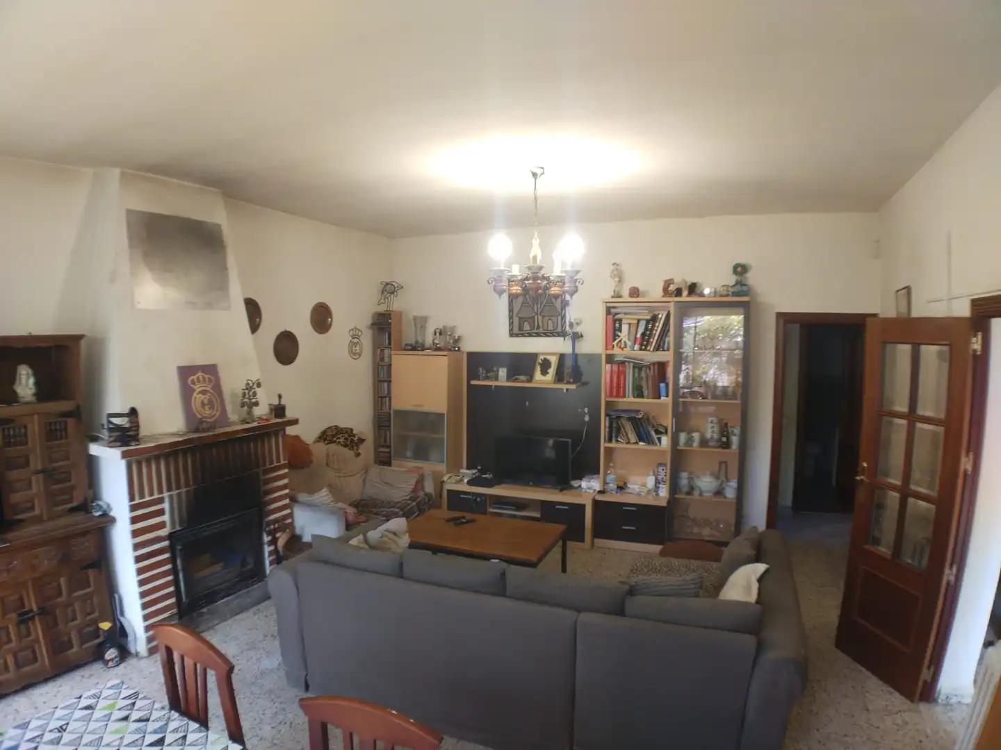 Sala de estar de Casa o chalet en venta en Humanes de Madrid con Calefacción, Jardín privado y Trastero