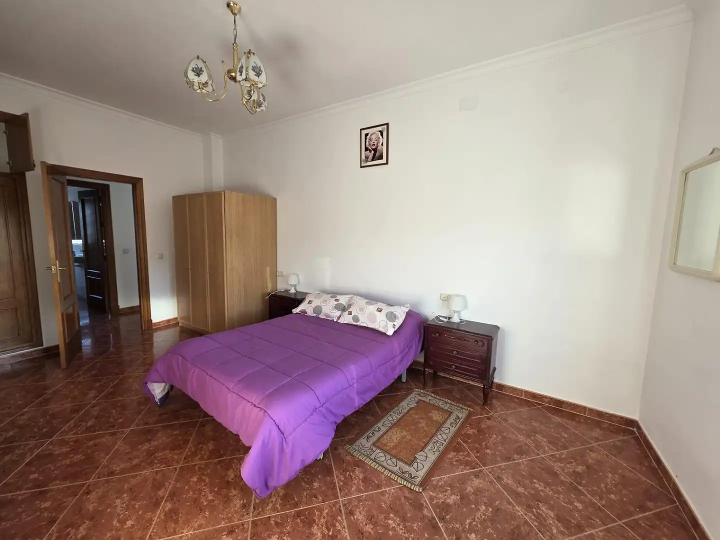 Bedroom of Flat for sale in Humilladero  with Terrace and Balcony