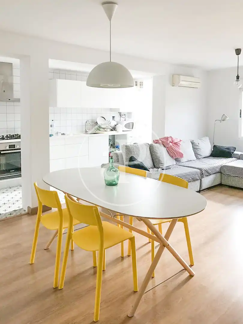 Esszimmer von Wohnung zur Miete in Valencia mit Klimaanlage, Heizung und Möbliert