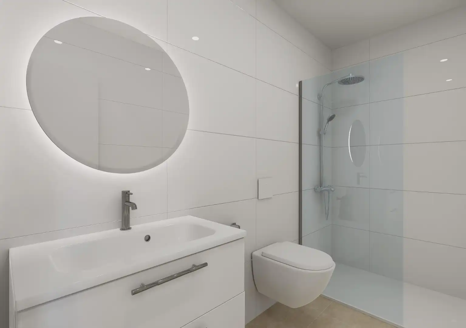 Baño de Ático en venta en Inca con Aire acondicionado, Terraza y Trastero