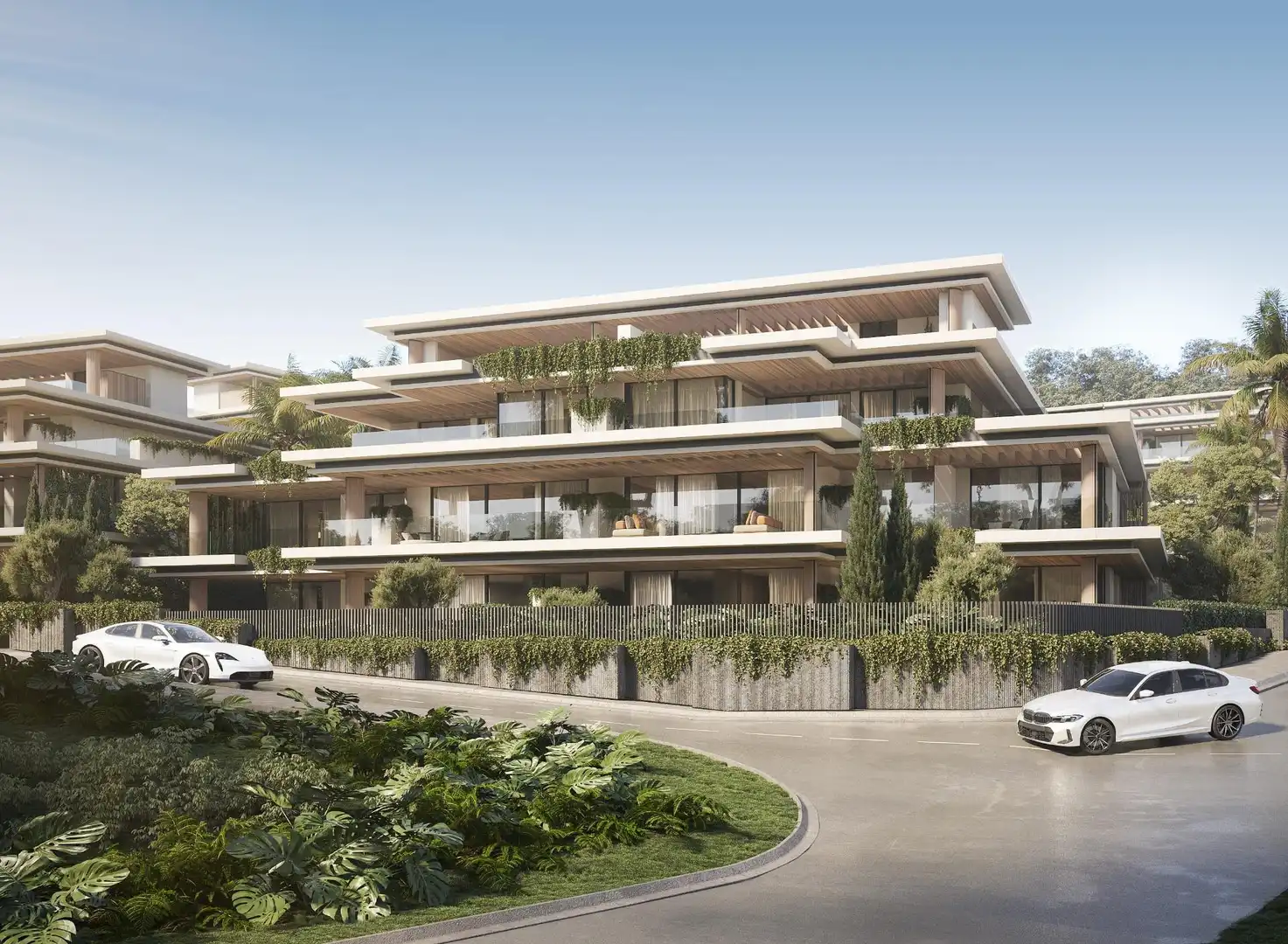 Exterior view of Apartments for sale in Estepona  with Air Conditioner, Heating and Private garden