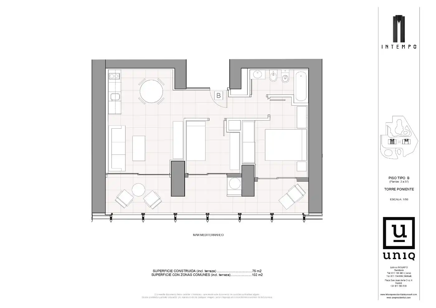 Apartament amb terrassa en venda a Playa de Poniente, imagen 13